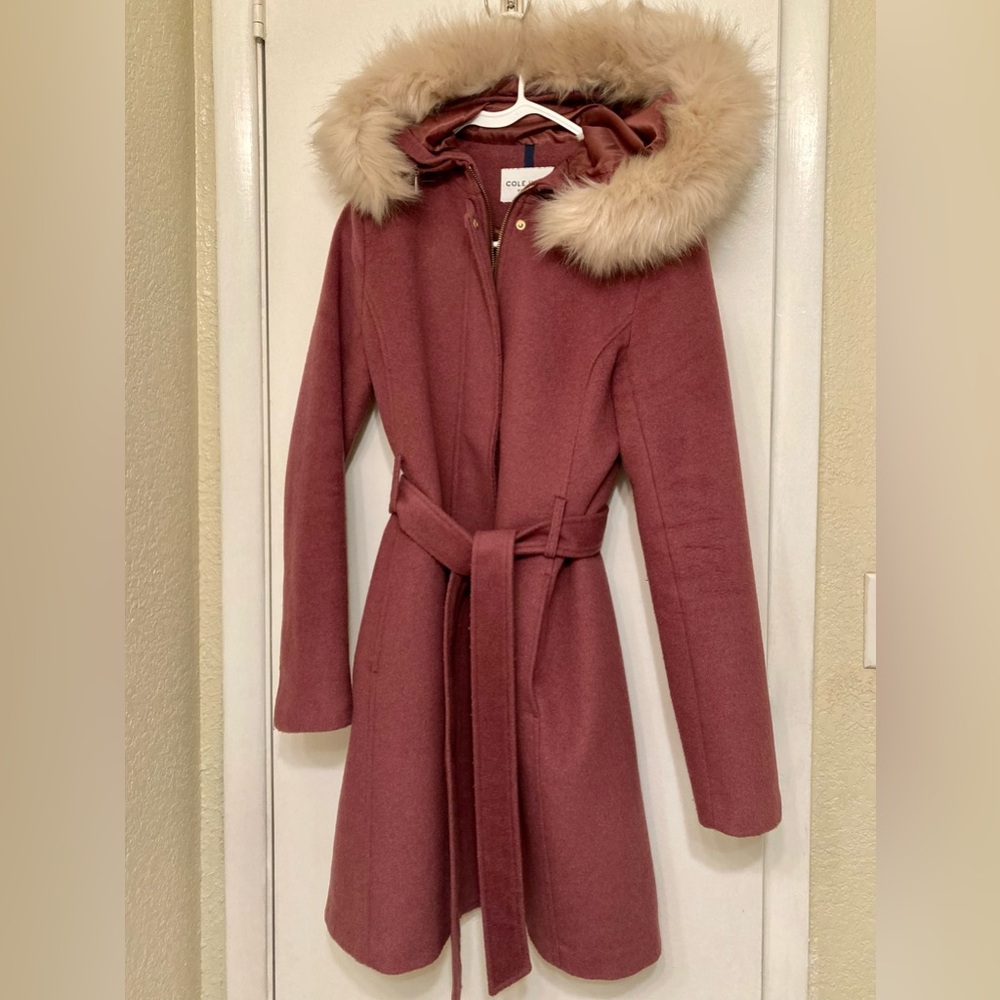 Cole Haan Coat with hood, size 2
